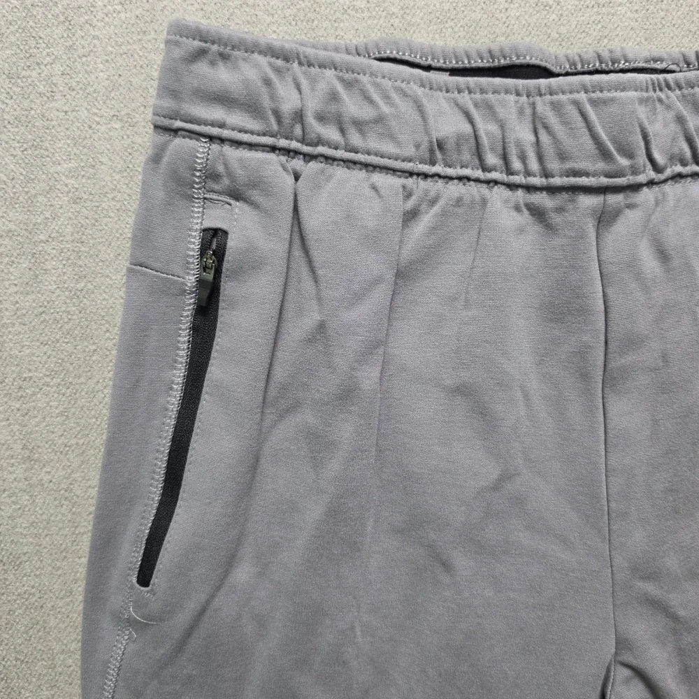 Russell Athletic Pants Mens L Grey Zipper Pockets Tapered Joggers